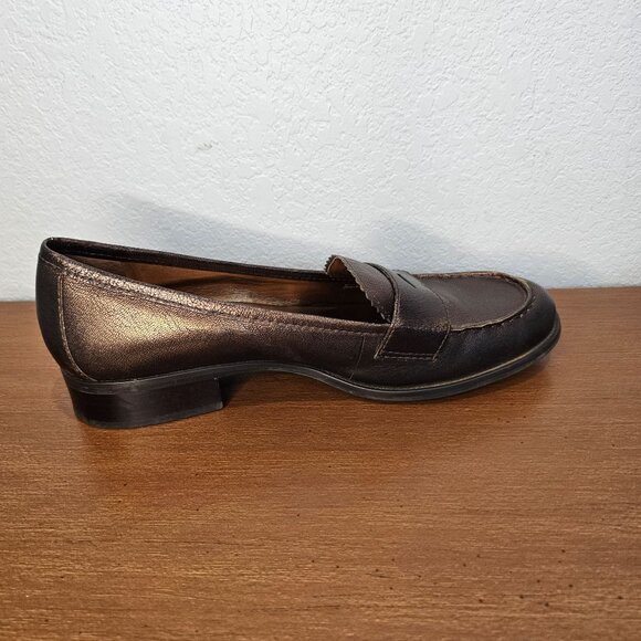 Men's Franco Sarto Dress Shoe Loafer Black Size 10 - Picture 7 of 11